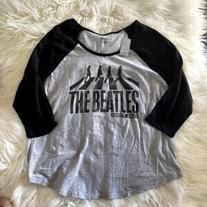 Beatles Abbey Road NWT Lane Bryant Plus Size Baseball Shirt Size 14/16